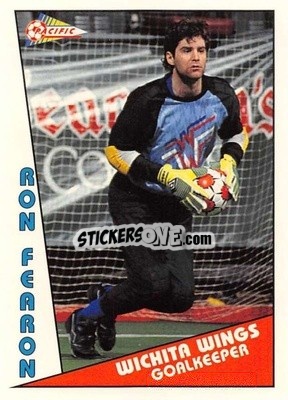 Sticker Ron Fearon - Major Soccer League (MSL) 1991-1992 - Pacific