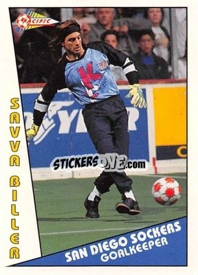 Figurina Savva Biller - Major Soccer League (MSL) 1991-1992 - Pacific