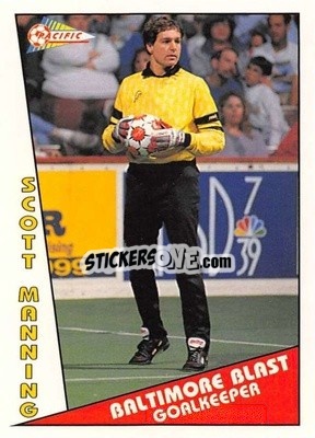Sticker Scott Manning - Major Soccer League (MSL) 1991-1992 - Pacific