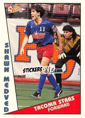 Sticker Shawn Medved - Major Soccer League (MSL) 1991-1992 n. 30 - Pacific