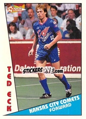 Sticker Ted Eck - Major Soccer League (MSL) 1991-1992 - Pacific