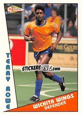 Sticker Terry Rowe - Major Soccer League (MSL) 1991-1992 - Pacific