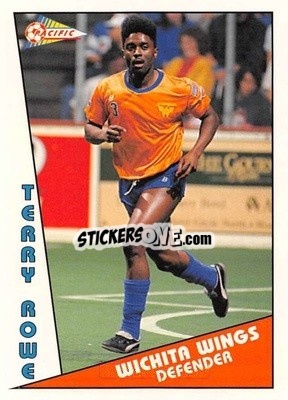 Figurina Terry Rowe - Major Soccer League (MSL) 1991-1992 n. 47 - Pacific