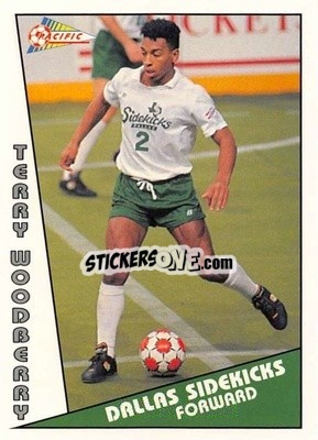 Cromo Terry Woodberry - Major Soccer League (MSL) 1991-1992 - Pacific