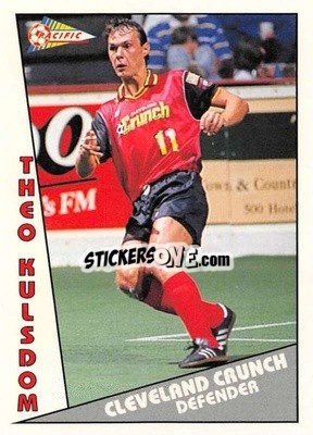 Sticker Theo Kulsdom - Major Soccer League (MSL) 1991-1992 - Pacific