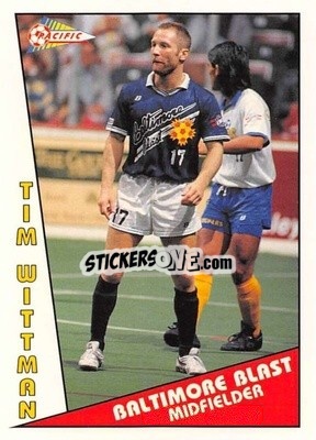 Cromo Tim Wittman - Major Soccer League (MSL) 1991-1992 - Pacific