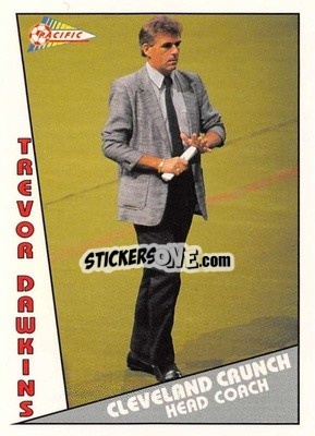 Cromo Trevor Dawkins - Major Soccer League (MSL) 1991-1992 - Pacific