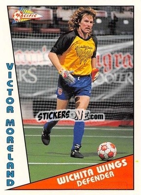 Sticker Victor Moreland - Major Soccer League (MSL) 1991-1992 - Pacific