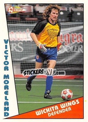 Sticker Victor Moreland - Major Soccer League (MSL) 1991-1992 n. 48 - Pacific