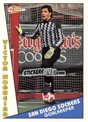 Cromo Victor Nogueira - Major Soccer League (MSL) 1991-1992 n. 16 - Pacific