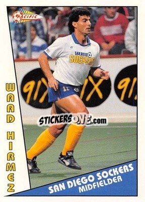 Sticker Waad Hirmez - Major Soccer League (MSL) 1991-1992 - Pacific