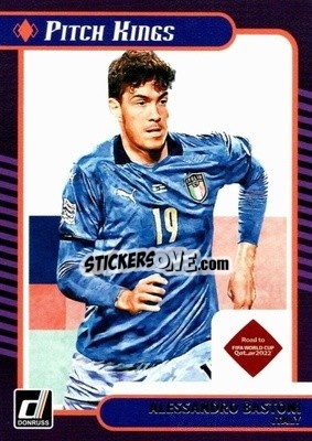Sticker Alessandro Bastoni - Donruss Soccer Road to Qatar 2021-2022 n. 2pk - Panini
