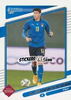 Figurina Alessandro Bastoni - Donruss Soccer Road to Qatar 2021-2022 - Panini