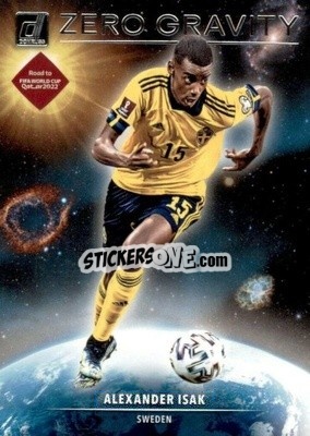 Sticker Alexander Isak - Donruss Soccer Road to Qatar 2021-2022 n. 16zg - Panini