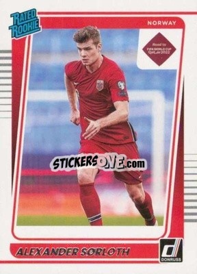 Sticker Alexander Sorloth - Donruss Soccer Road to Qatar 2021-2022 n. 193 - Panini