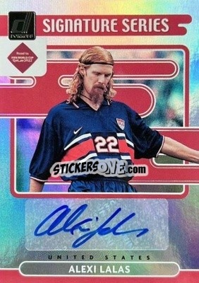 Sticker Alexi Lalas - Donruss Soccer Road to Qatar 2021-2022 n. SS-ALA - Panini