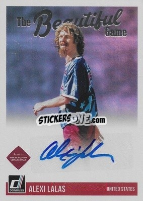 Sticker Alexi Lalas - Donruss Soccer Road to Qatar 2021-2022 n. BG-ALA - Panini