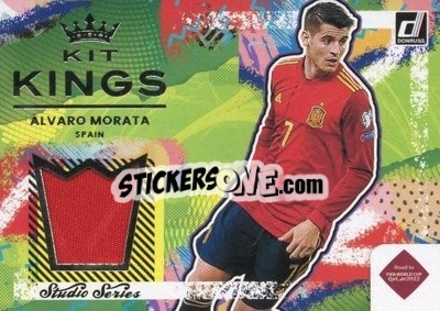 Sticker Alvaro Morata - Donruss Soccer Road to Qatar 2021-2022 n. KK-AMO - Panini