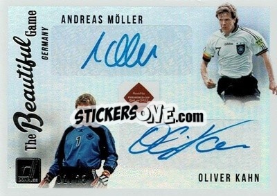 Sticker Andreas Moller / Oliver Kahn - Donruss Soccer Road to Qatar 2021-2022 n. DU-GER - Panini
