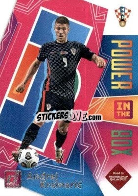 Sticker Andrej Kramaric - Donruss Soccer Road to Qatar 2021-2022 n. 11pb - Panini