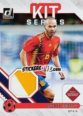 Sticker Andres Iniesta - Donruss Soccer Road to Qatar 2021-2022 n. KS-AI - Panini