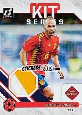 Sticker Andres Iniesta - Donruss Soccer Road to Qatar 2021-2022 - Panini