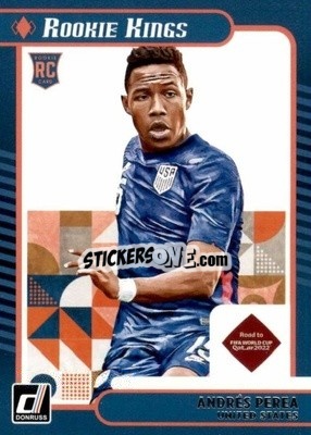 Sticker Andres Perea - Donruss Soccer Road to Qatar 2021-2022 n. 16rk - Panini