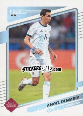 Sticker Angel Di Maria - Donruss Soccer Road to Qatar 2021-2022 - Panini