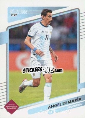 Sticker Angel Di Maria - Donruss Soccer Road to Qatar 2021-2022 n. 8 - Panini