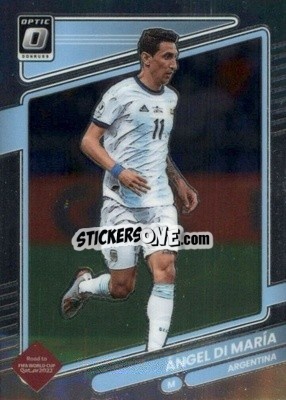 Sticker Angel Di Maria - Donruss Soccer Road to Qatar 2021-2022 n. 8o - Panini
