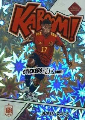 Sticker Ansu Fati - Donruss Soccer Road to Qatar 2021-2022 n. 9k - Panini