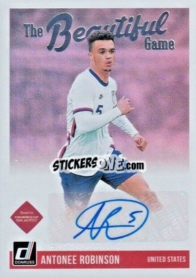 Sticker Antonee Robinson - Donruss Soccer Road to Qatar 2021-2022 - Panini