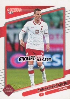 Sticker Arkadiusz Milik - Donruss Soccer Road to Qatar 2021-2022 - Panini