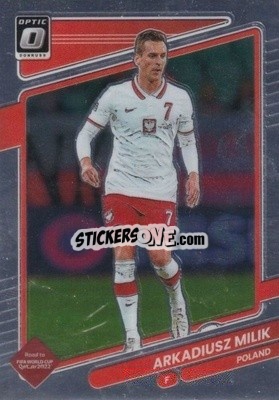 Sticker Arkadiusz Milik - Donruss Soccer Road to Qatar 2021-2022 - Panini