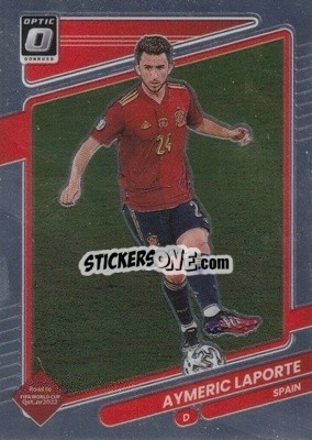 Sticker Aymeric Laporte - Donruss Soccer Road to Qatar 2021-2022 n. 129o - Panini
