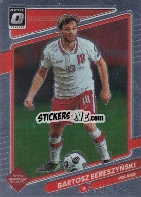 Sticker Bartosz Bereszynski - Donruss Soccer Road to Qatar 2021-2022 n. 113o - Panini
