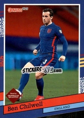 Sticker Ben Chilwell - Donruss Soccer Road to Qatar 2021-2022 n. 1dt - Panini