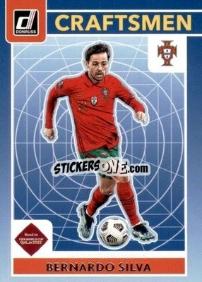 Sticker Bernardo Silva - Donruss Soccer Road to Qatar 2021-2022 n. 20c - Panini