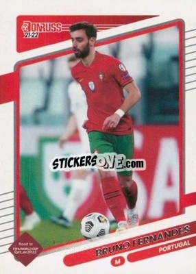 Sticker Bruno Fernandes - Donruss Soccer Road to Qatar 2021-2022 n. 118 - Panini