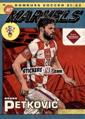 Sticker Bruno Petkovic - Donruss Soccer Road to Qatar 2021-2022 - Panini