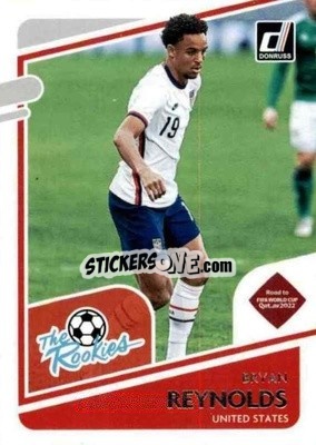 Sticker Bryan Reynolds - Donruss Soccer Road to Qatar 2021-2022 n. 15tr - Panini