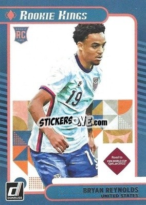 Sticker Bryan Reynolds - Donruss Soccer Road to Qatar 2021-2022 n. 20rk - Panini