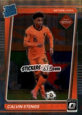 Sticker Calvin Stengs - Donruss Soccer Road to Qatar 2021-2022 n. 186o - Panini
