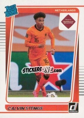 Sticker Calvin Stengs - Donruss Soccer Road to Qatar 2021-2022 n. 186 - Panini
