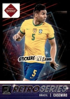 Sticker Casemiro - Donruss Soccer Road to Qatar 2021-2022 n. 12rs - Panini