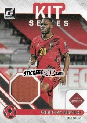 Sticker Christian Benteke - Donruss Soccer Road to Qatar 2021-2022 n. KS-CB - Panini