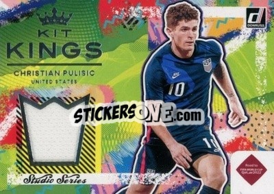 Sticker Christian Pulisic - Donruss Soccer Road to Qatar 2021-2022 n. KK-CP - Panini