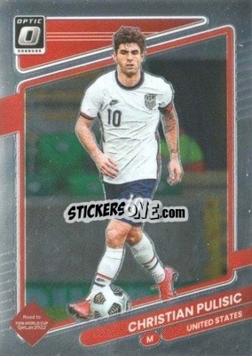 Sticker Christian Pulisic - Donruss Soccer Road to Qatar 2021-2022 n. 160o - Panini