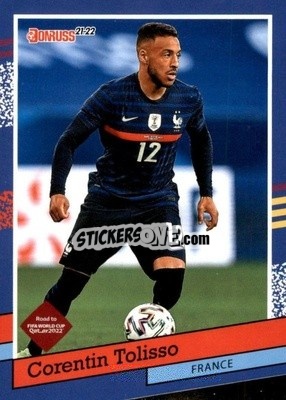 Sticker Corentin Tolisso - Donruss Soccer Road to Qatar 2021-2022 n. 16dt - Panini