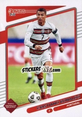 Sticker Cristiano Ronaldo - Donruss Soccer Road to Qatar 2021-2022 n. 116 - Panini